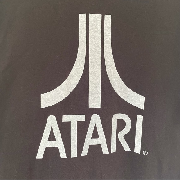 Black Atari L.O.G.G. H&M Graphic T-shirt Size M - Picture 2 of 5
